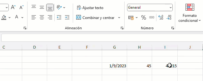 Cambiar formato días en Excel